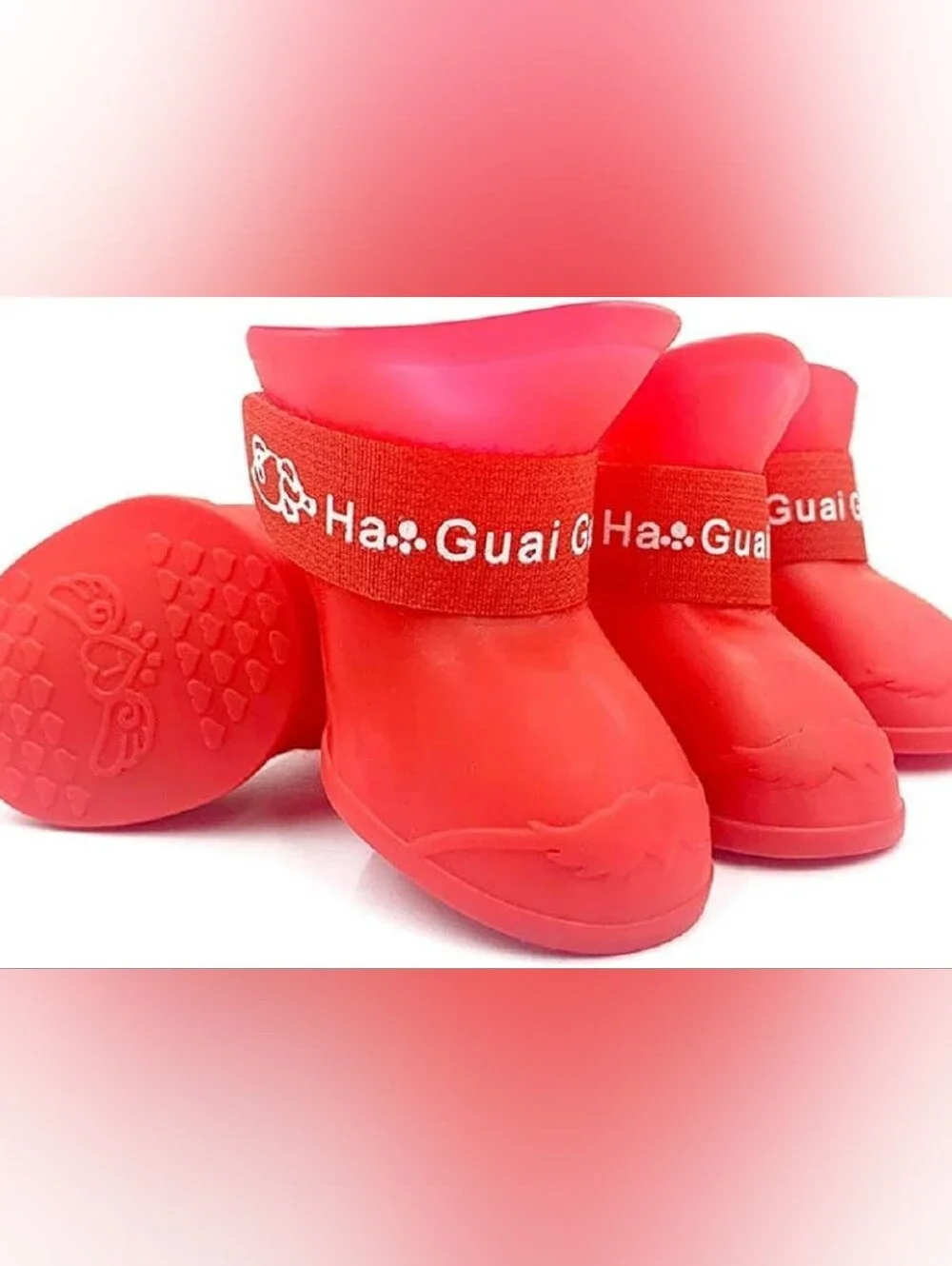 📣 Dog 🐕 Rain ☔ Snow ❄ Rubber Size Large Boots & Glow in the Dark Cactus Toy 🌵